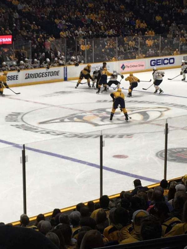 Bridgestone Arena, section: 103, row: E, seat: 5