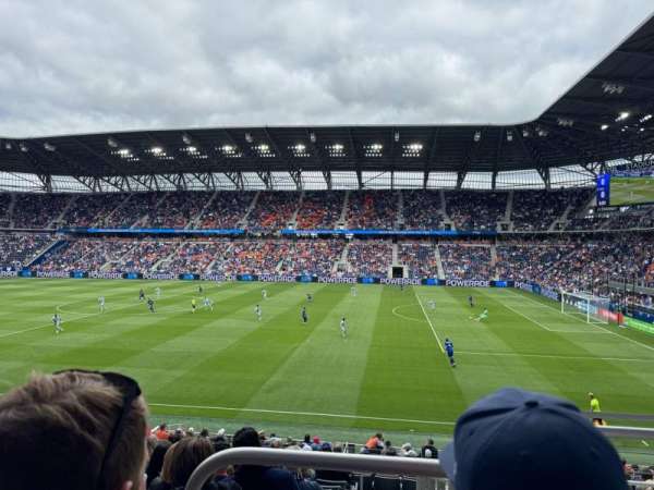 TQL Stadium, section: W2, row: 19, seat: 1