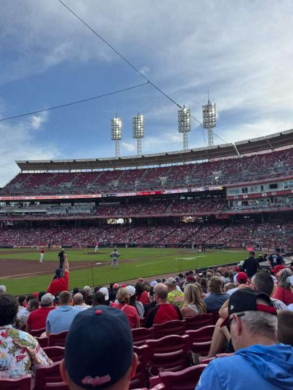 Great American Ball Park, section: 113, row: M