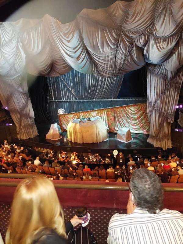 Majestic Theatre, section: Front Mezzanine R, row: B, seat: 2