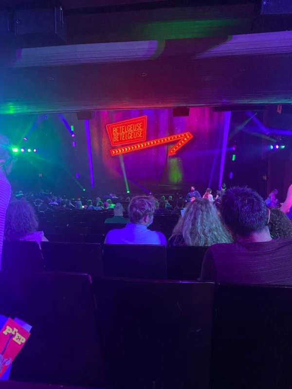 Marquis Theatre, section: Orchestra R, row: X, seat: 125