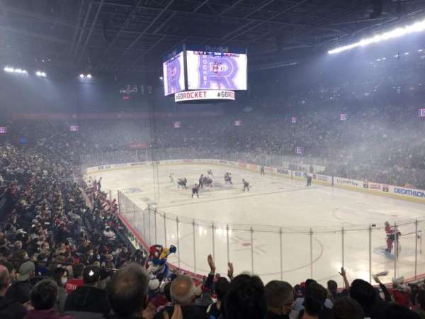 Place Bell, section: 114, row: R, seat: 9