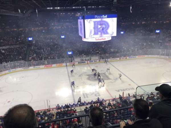 Place Bell, section: 202, row: D, seat: 3