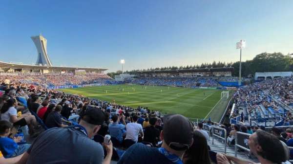 Stade Saputo, section: 119, row: AA, seat: 2