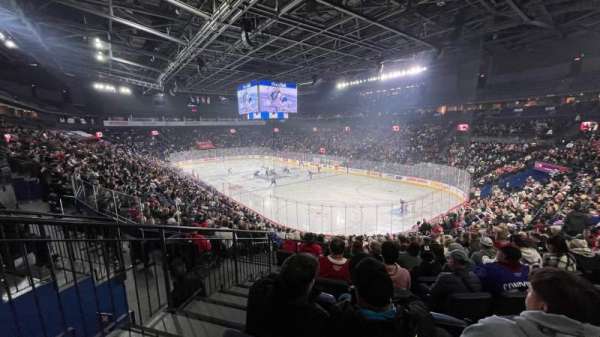 Place Bell, section: 114, row: V, seat: 22