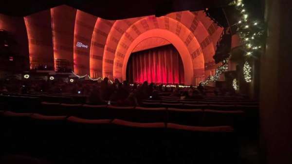 Radio City Music Hall, section: Orchestra 1, row: N, seat: 102