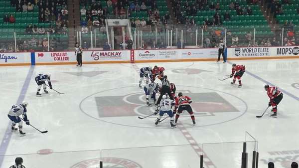 CAA Arena, section: 113, row: 16, seat: 1