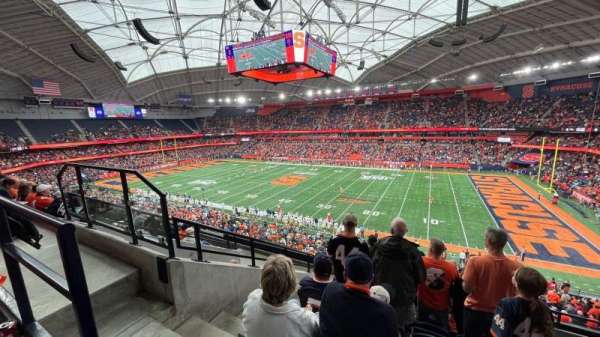 JMA Wireless Dome, section: 316, row: H, seat: 23