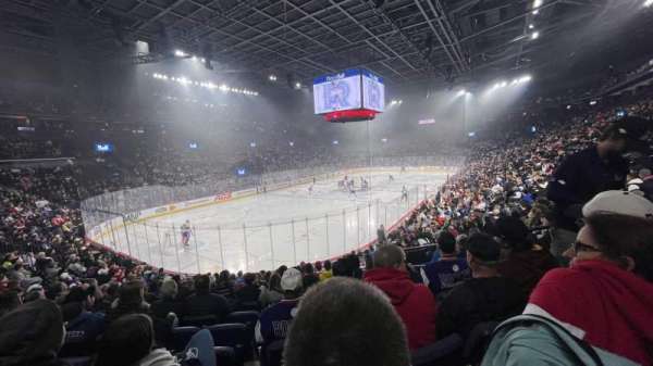 Place Bell, section: 104, row: O, seat: 2