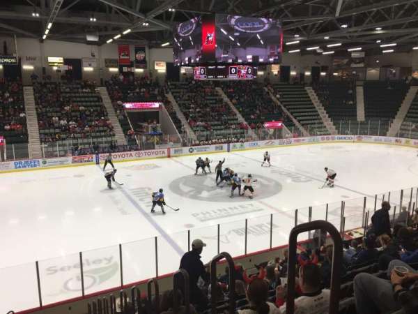 Harding Mazzotti Arena, section: 1, row: W, seat: 1