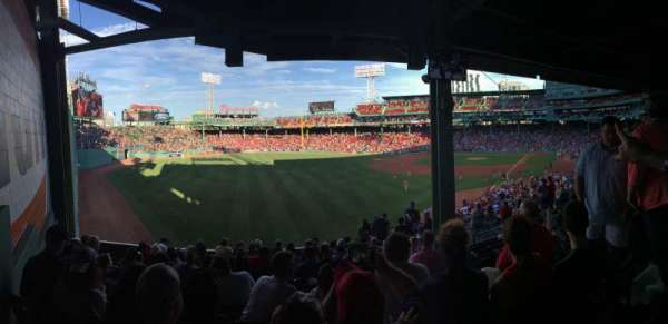 Fenway Park, section: Grandstand 33, row: 11