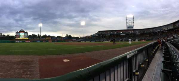 Delta Dental Stadium, section: 103, row: A, seat: 22