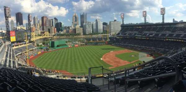 PNC Park, section: 328, row: P, seat: 1