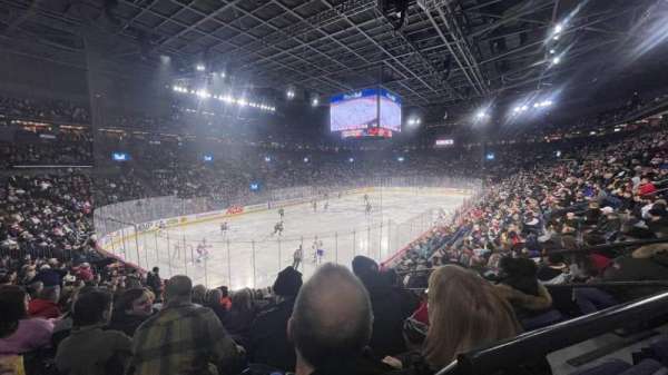 Place Bell, section: 104, row: O, seat: 2