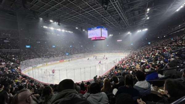 Place Bell, section: 104, row: O, seat: 2