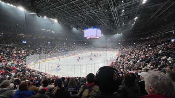 Place Bell, section: 104, row: P, seat: 9