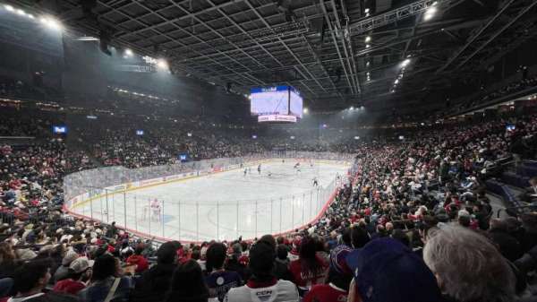 Place Bell, section: 104, row: P, seat: 10
