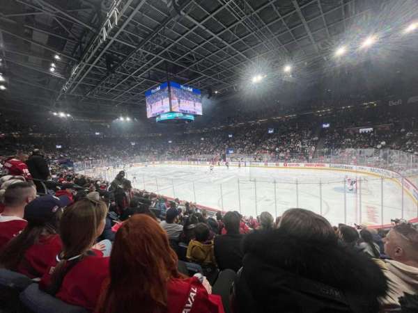 Place Bell, section: 107, row: L, seat: 10