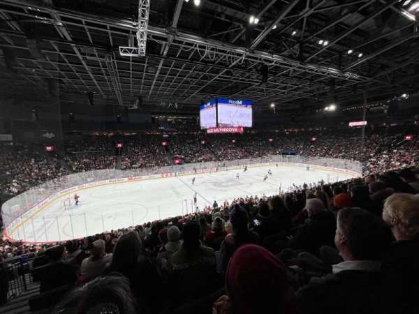 Place Bell, section: 102, row: W, seat: 22