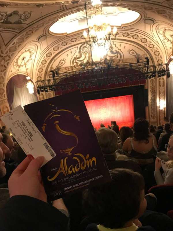 Orpheum Theatre, Omaha, section: Gallery L, row: Q, seat: 103