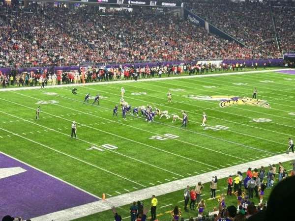 U.S. Bank Stadium, section: 136, row: 32, seat: 30