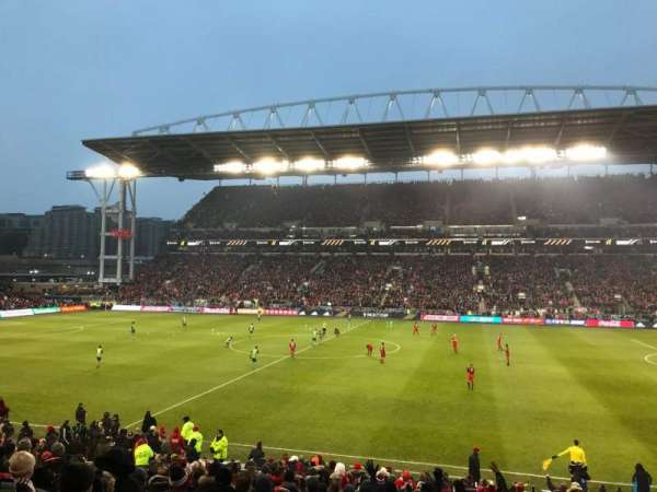 BMO Field, section: 122, row: 18, seat: 17