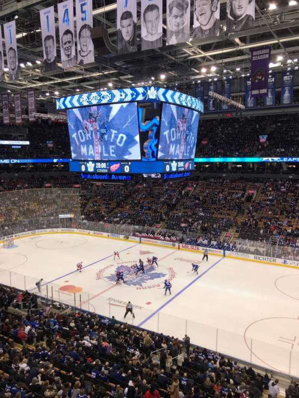 Scotiabank Arena, section: 307, row: 1, seat: 16