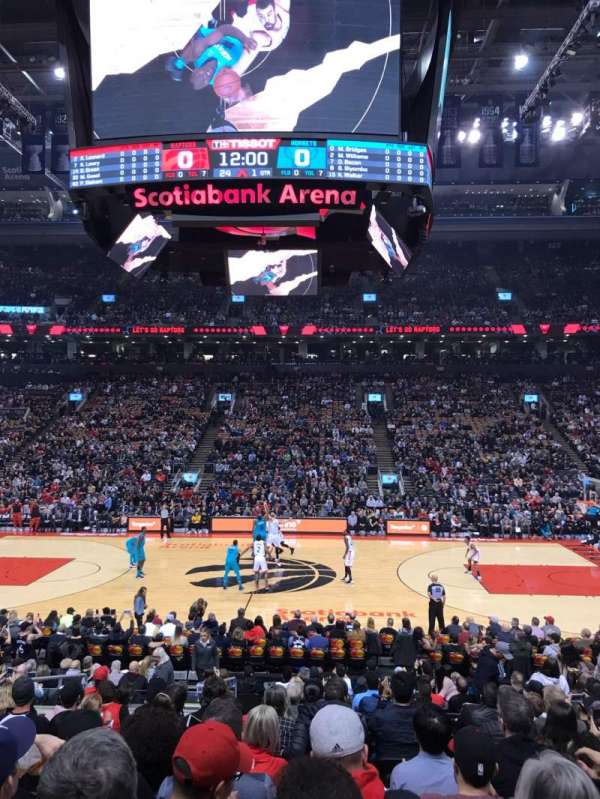 Scotiabank Arena, section: 108, row: 17, seat: 7