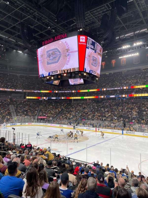 T-Mobile Arena, section: 17, row: M, seat: 12