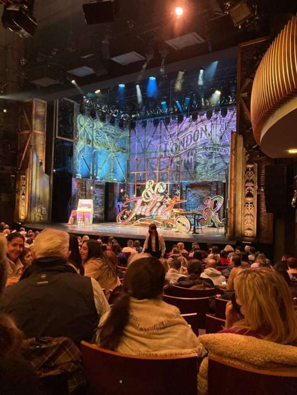 Stephen Sondheim Theatre, section: Orchestra R, row: O, seat: 18