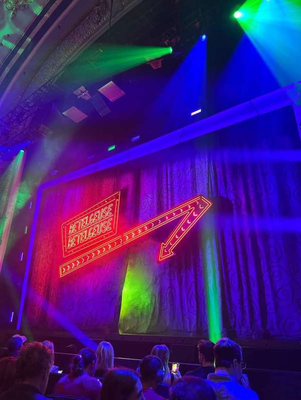 Palace Theatre, Broadway, section: Orchestra R, row: D, seat: 122