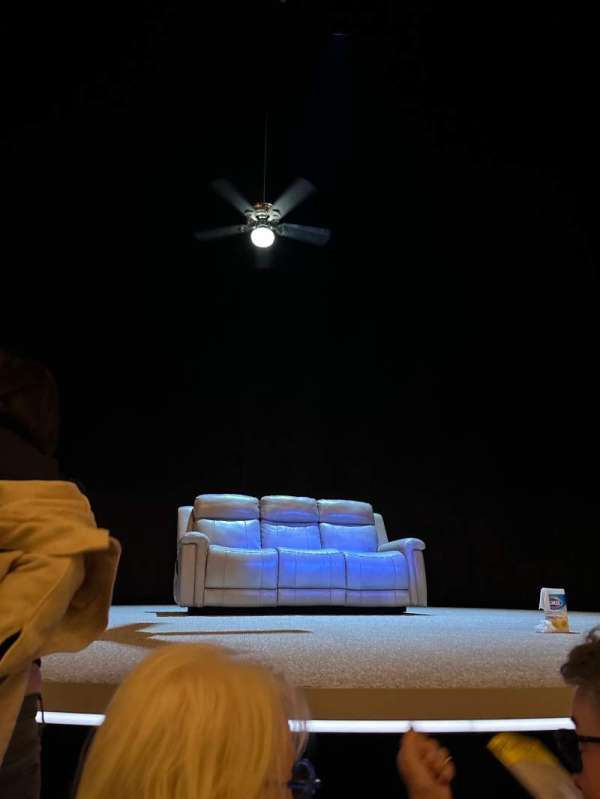 Booth Theatre, section: Orchestra C, row: BB, seat: 105