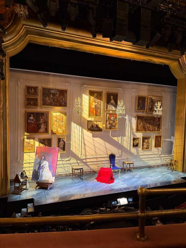St. James Theatre, section: Mezzanine L, row: B, seat: 2