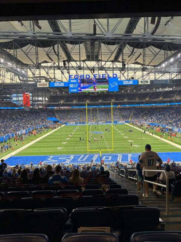 Ford Field, section: 116, row: 41, seat: 22