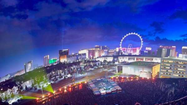 The Sphere, Vegas, section: 404, row: 4, seat: 15