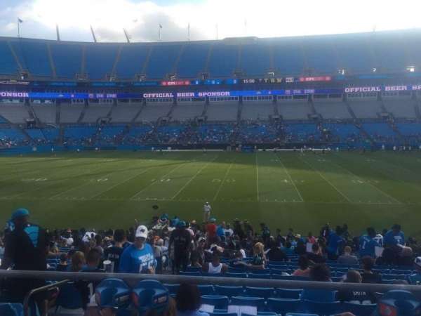 Bank of America Stadium, section: 111, row: 21, seat: 21