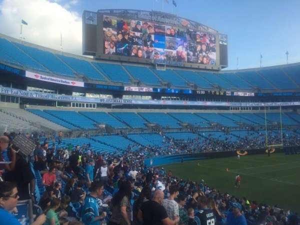 Bank of America Stadium, section: 112, row: 21, seat: 20