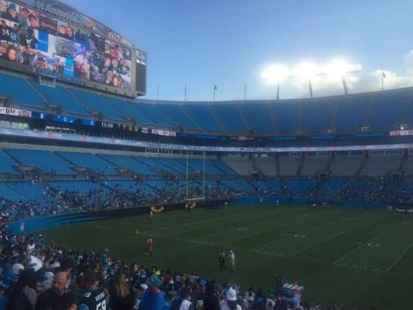Bank of America Stadium, section: 112, row: 21, seat: 19