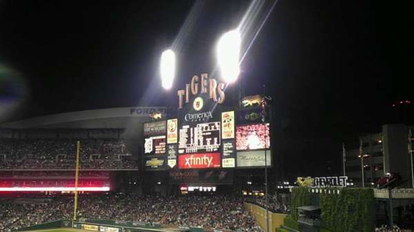 comerica park, section: sro