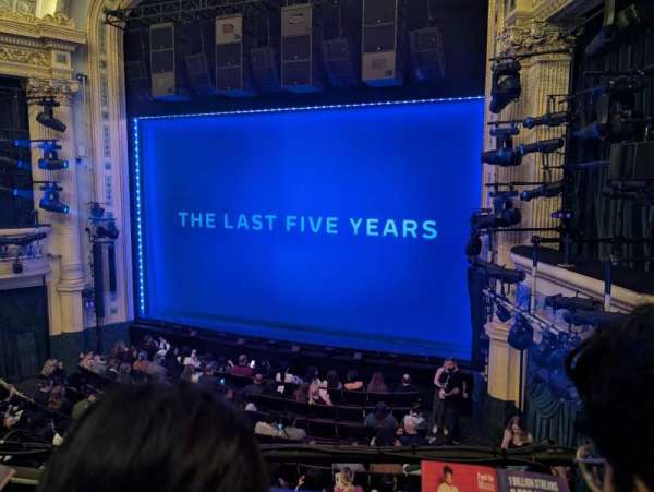 Hudson Theatre, section: Dress Circle R, row: B, seat: 6