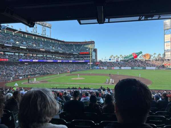 Oracle Park, section: 107, row: 33, seat: 14