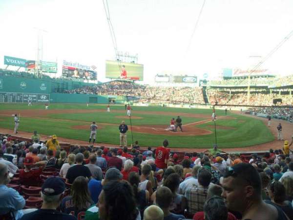 Fenway Park, section: Loge Box 134, row: aa, seat: 4