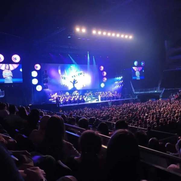 The O2, London, section: 102, row: J, seat: 75