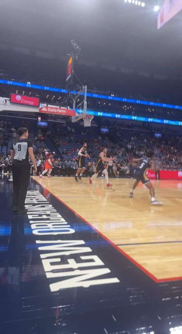 Smoothie King Center, section: 102F, row: 2
