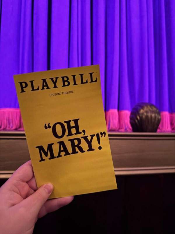 Lyceum Theatre, Broadway, section: Orchestra C, row: A, seat: 108
