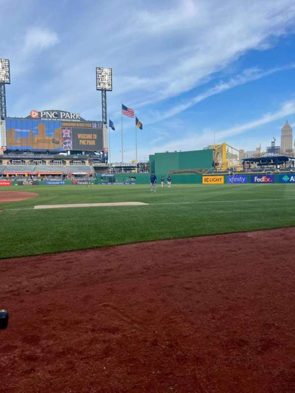 PNC Park, section: 8, row: A, seat: 2