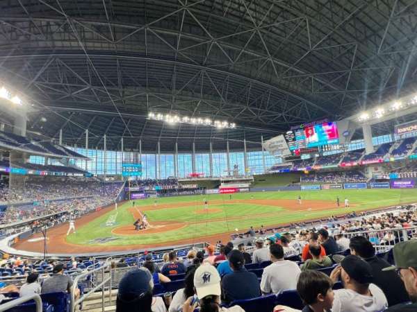 LoanDepot Park, section: 11, row: 3, seat: 8