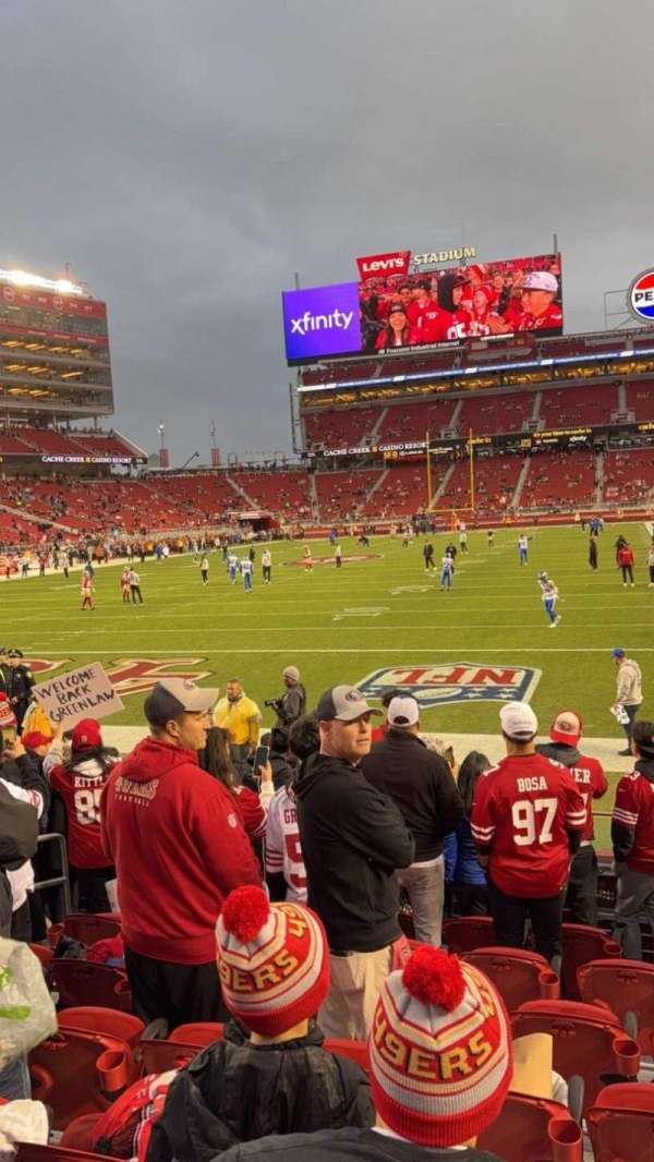 Levi's Stadium, section: 125, row: C, seat: 6