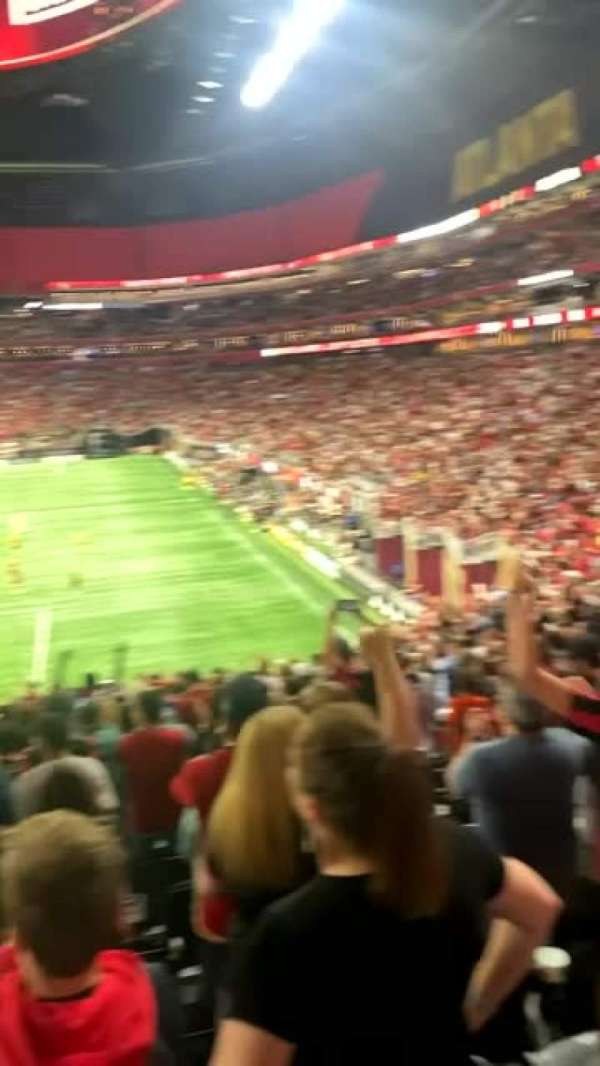 Mercedes-Benz Stadium, section: 135, row: 33, seat: 23