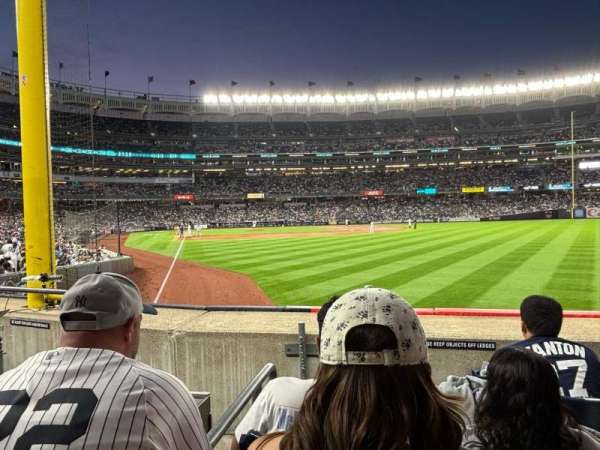 Yankee Stadium, section: 107, row: 4, seat: 7